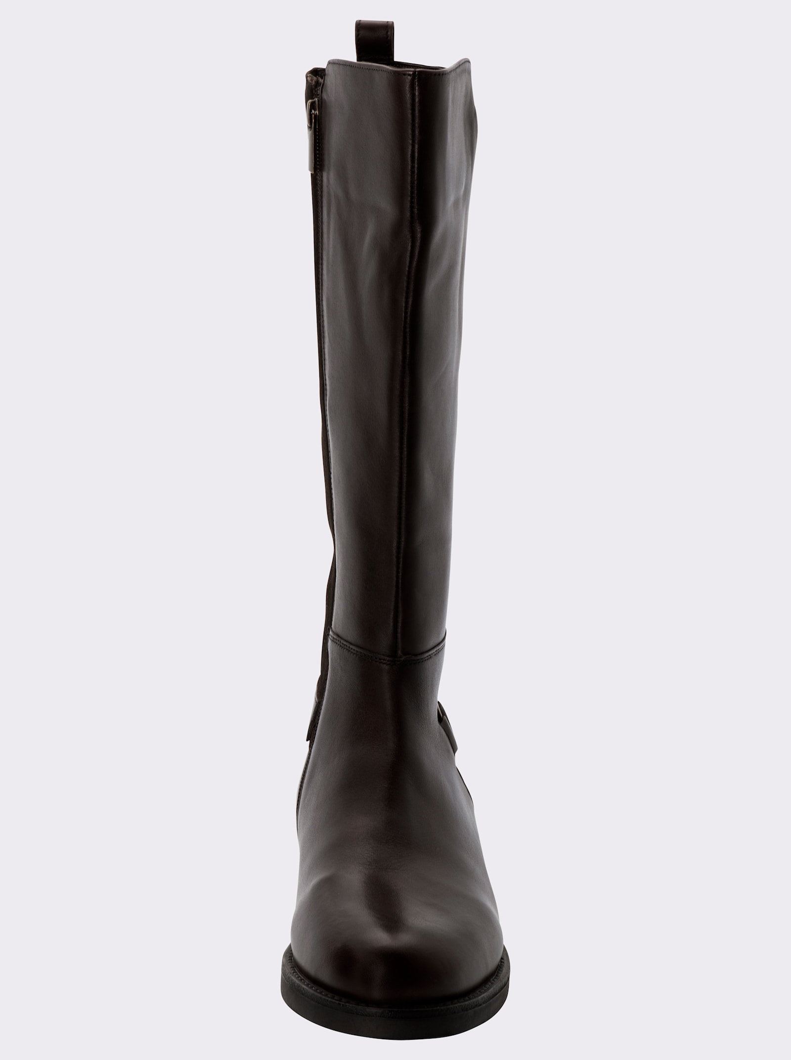 sheego Weitschaftstiefel in 2 Schaftweiten - schoko