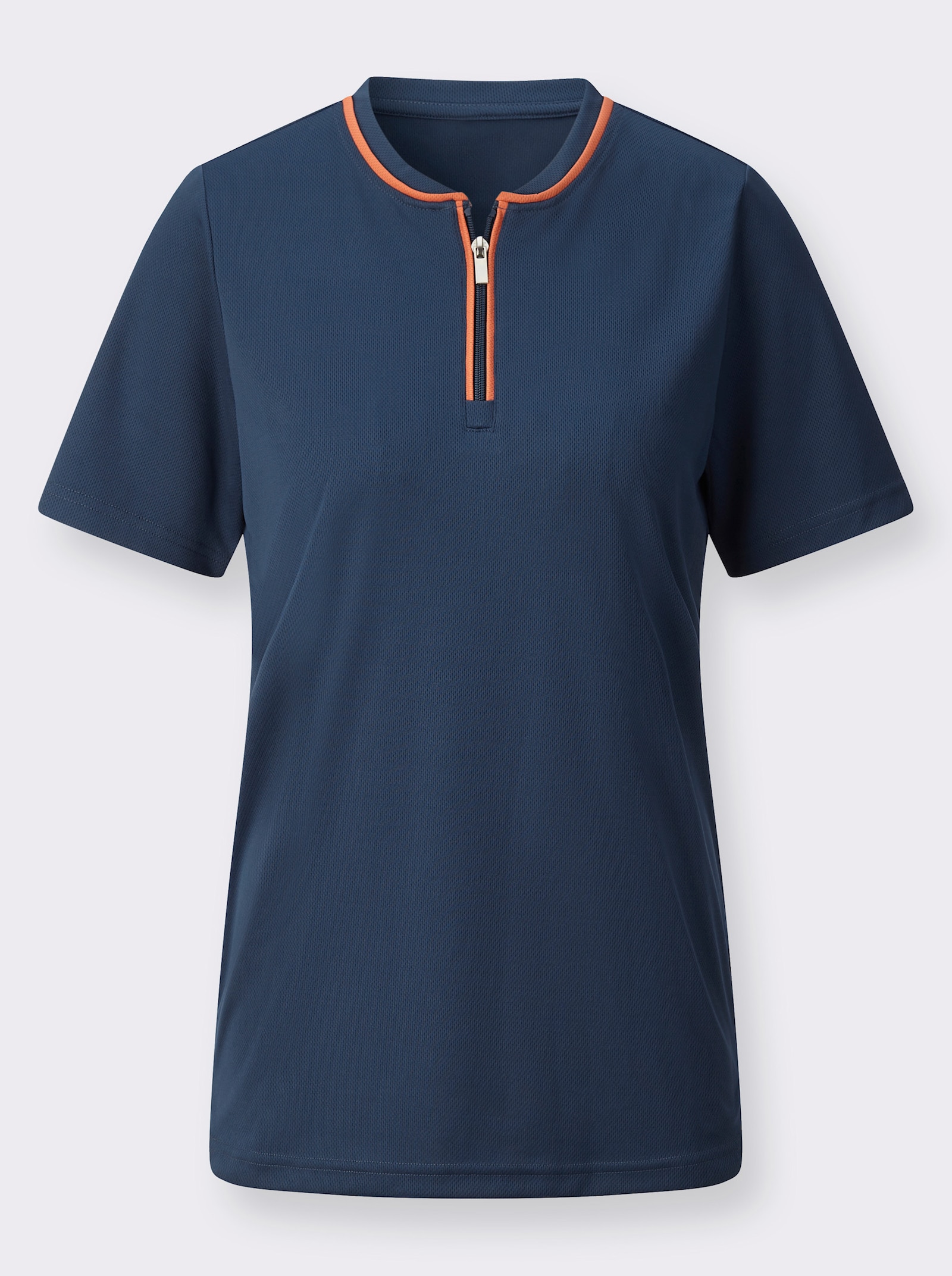 Funktionsshirt in atmungsaktiver Qualität - dunkelblau