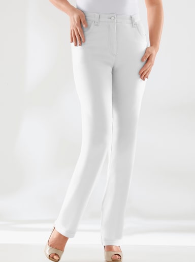 Stretch-Jeans - weiss