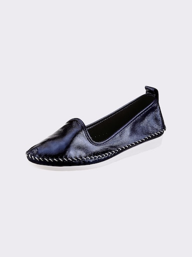 Andrea Conti Slipper - blau-metallic