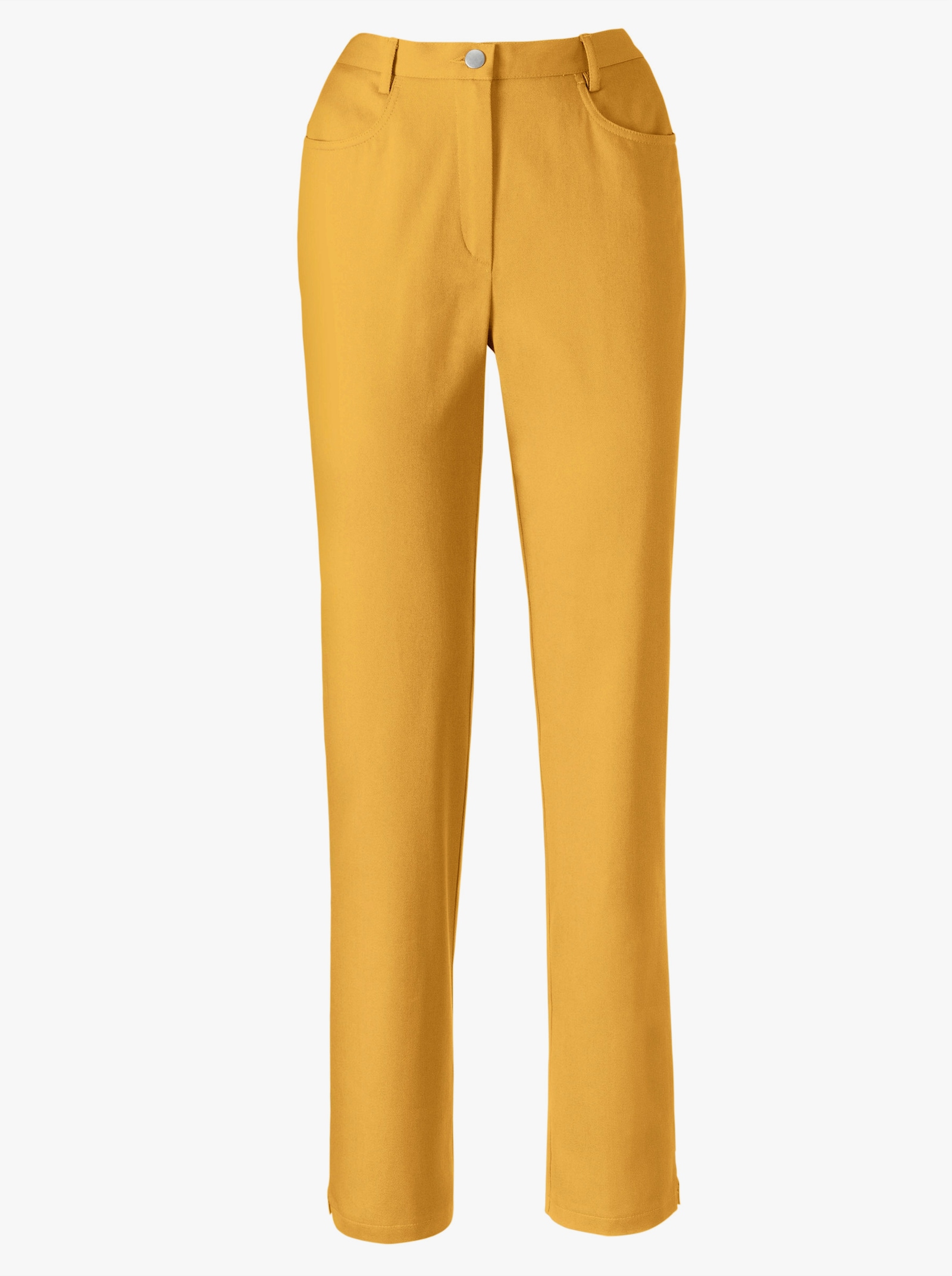 Jeans met stretch - oker