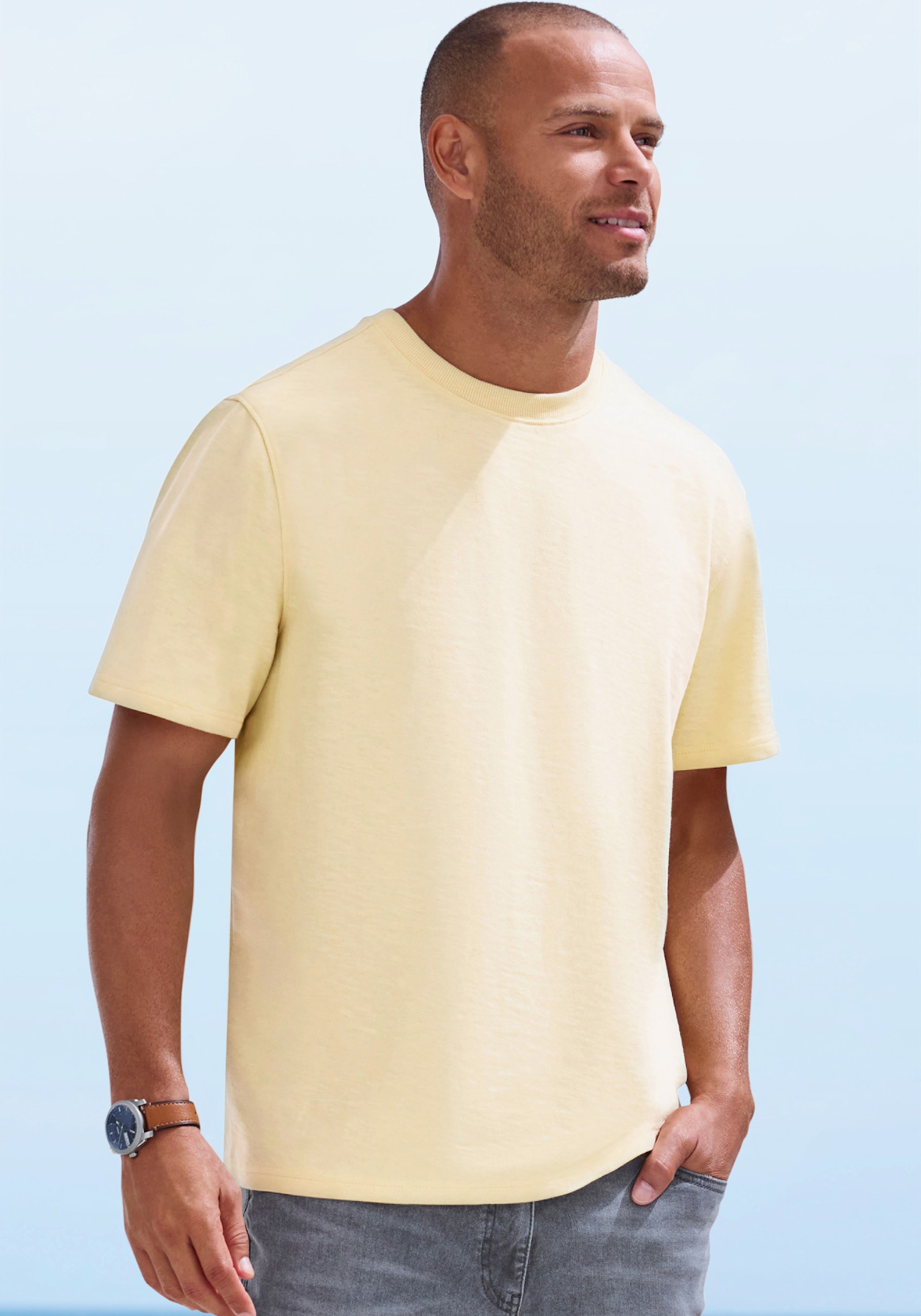 John Devin T-shirt - jaune