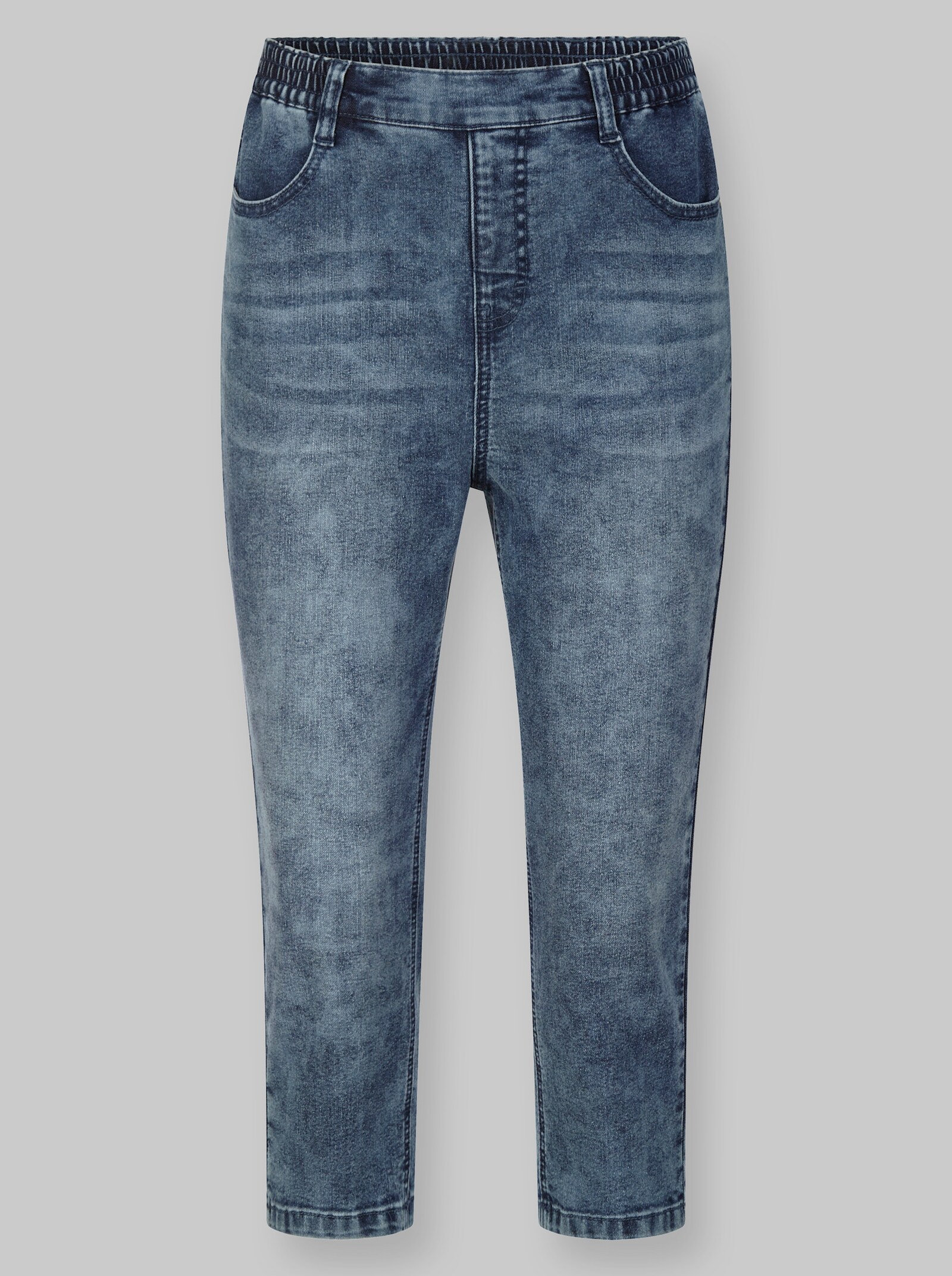 heine Caprijeans mit Dehneinsätzen - blue-stone-washed