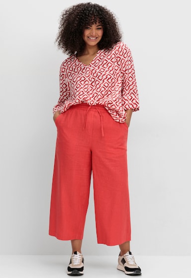 sheego Tunika mit 3/4-Arm - hummer-gemustert