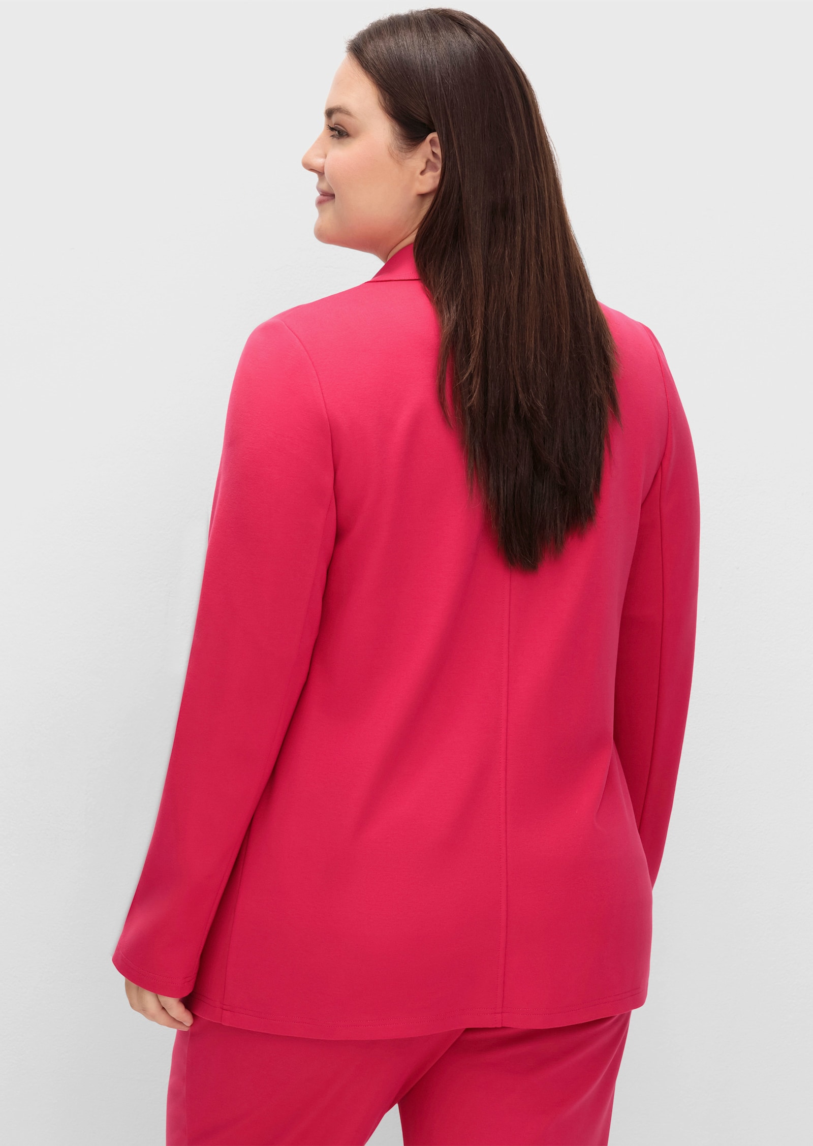sheego Blazer mit Reverskragen - sorbet pink