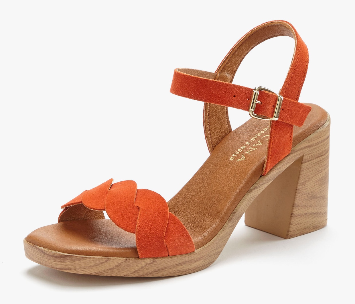 LASCANA Sandalen met riempjes - oranje