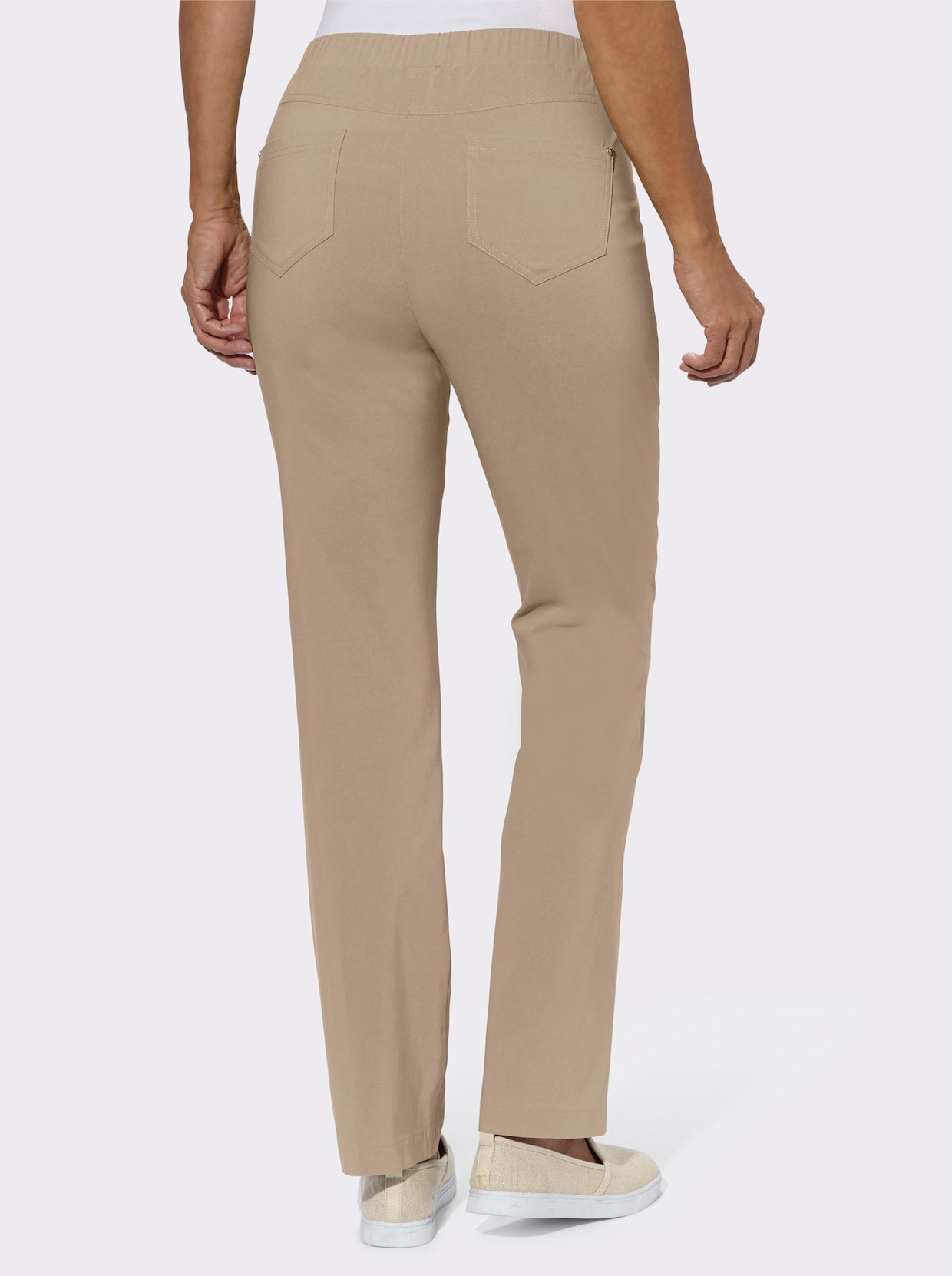 Stretchbroek - beige