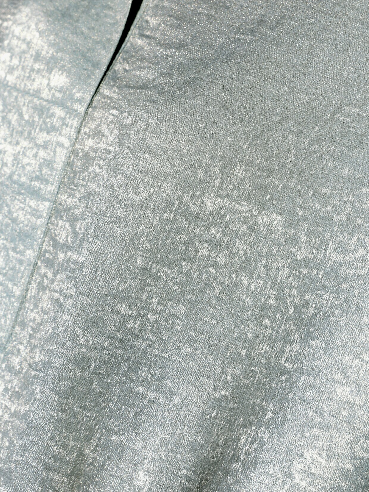 Hemdbluse in glänzender Qualität - kalkmint-silberfarben