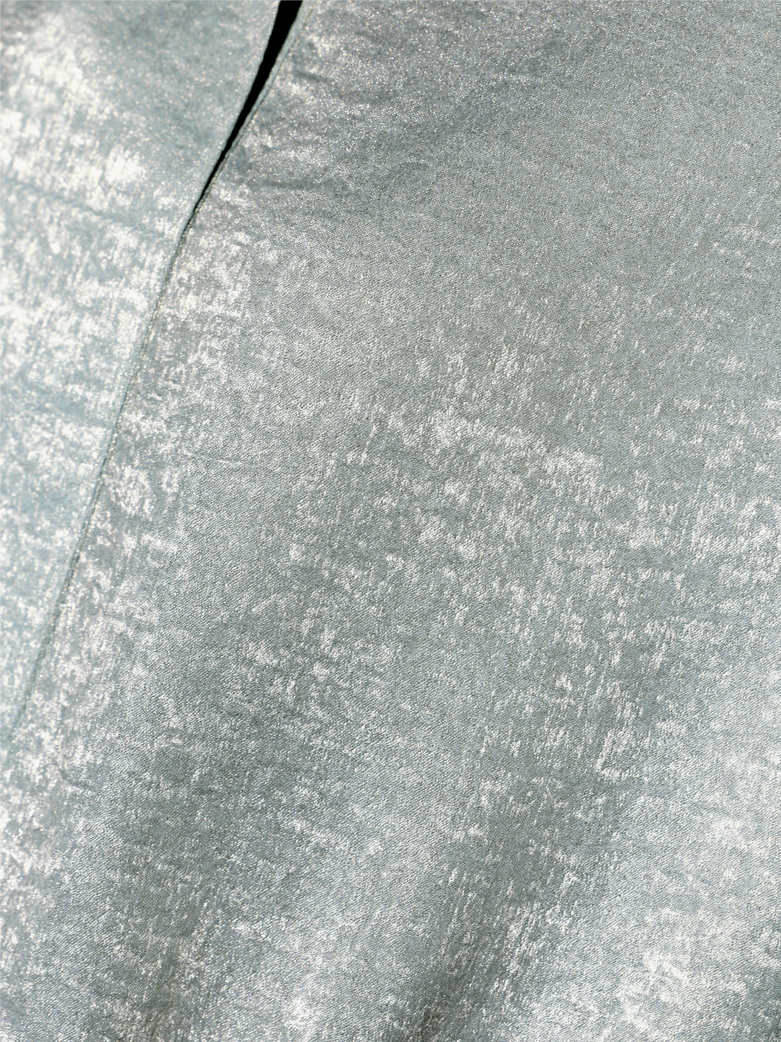 Hemdbluse in glänzender Qualität - kalkmint-silberfarben