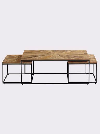 heine home Salontafel - naturel/zwart