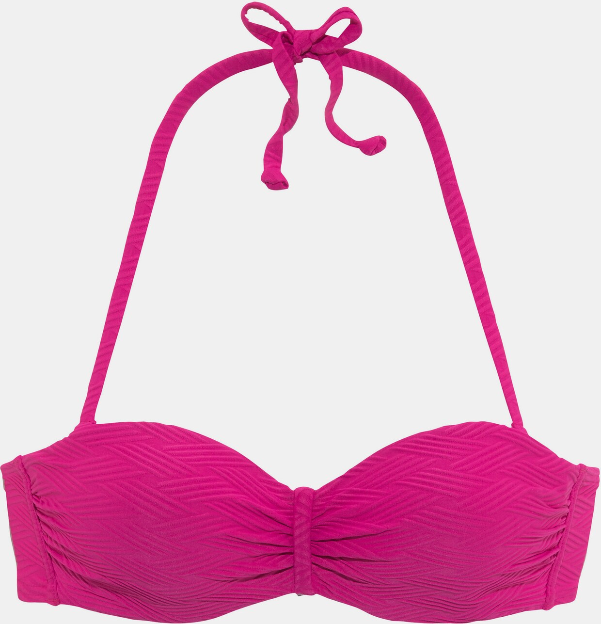 Sunseeker Bügel-Bandeau-Bikini-Top - pink