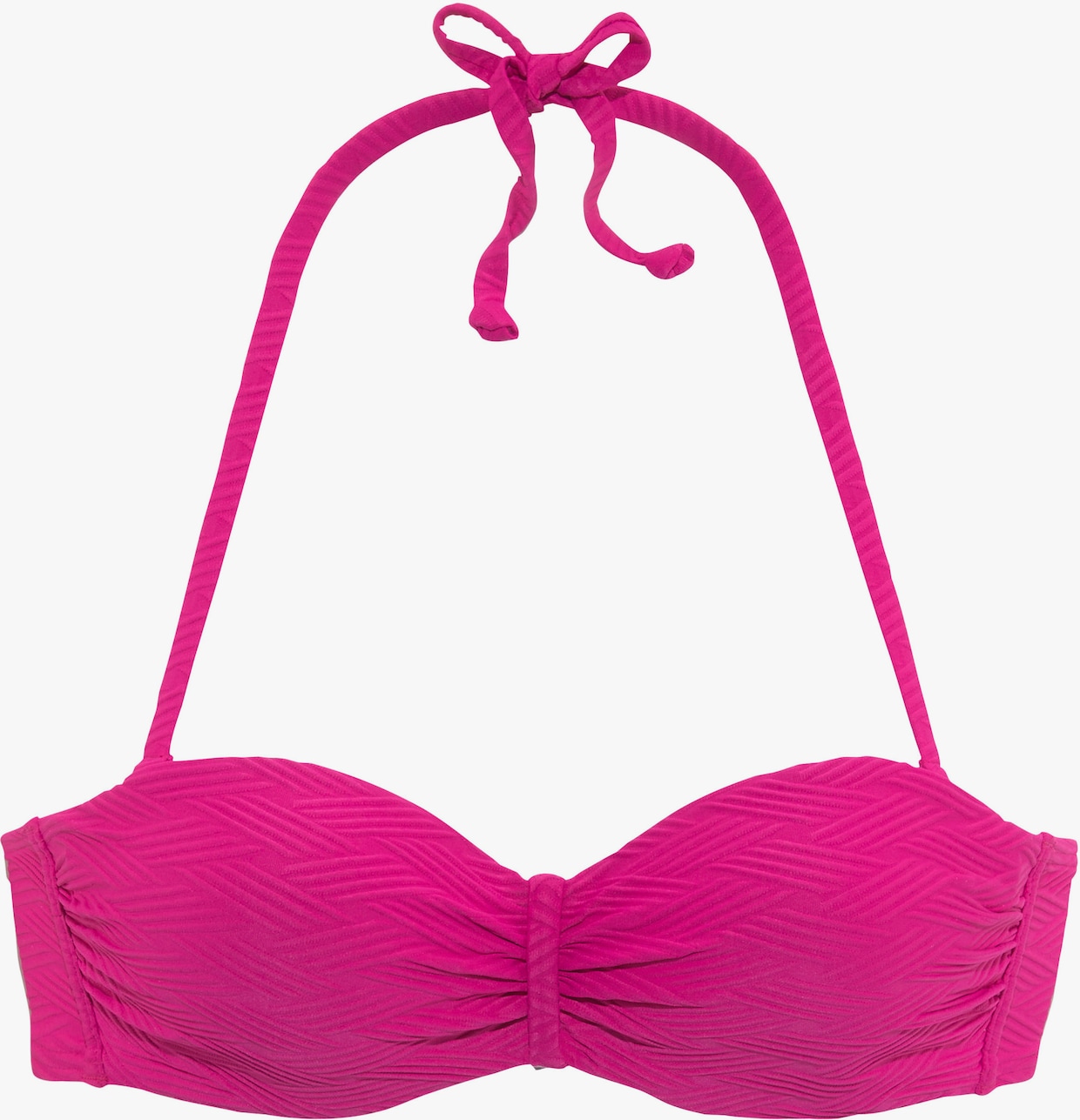 Sunseeker Bügel-Bandeau-Bikini-Top - pink