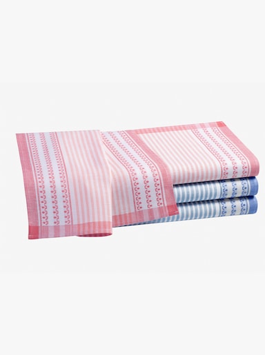 Geschirrtücher - rosé + bleu