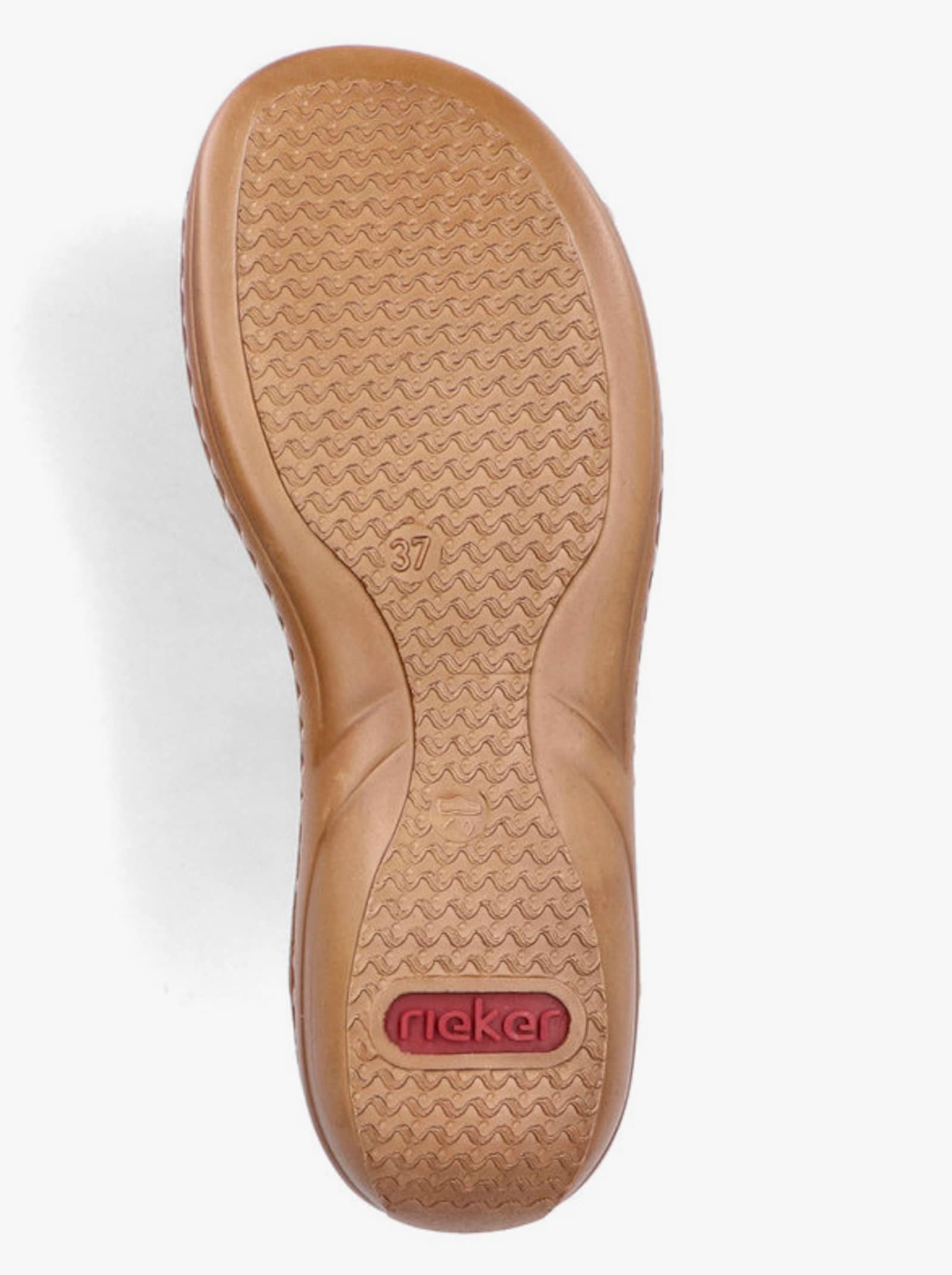 Rieker Sandalette aus Lederimitat, von Rieker - schwarz