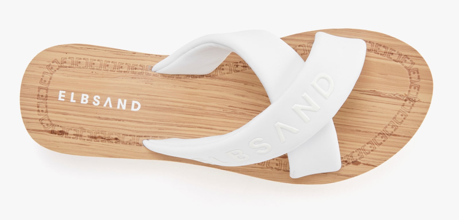 Elbsand Badepantolette - weiss