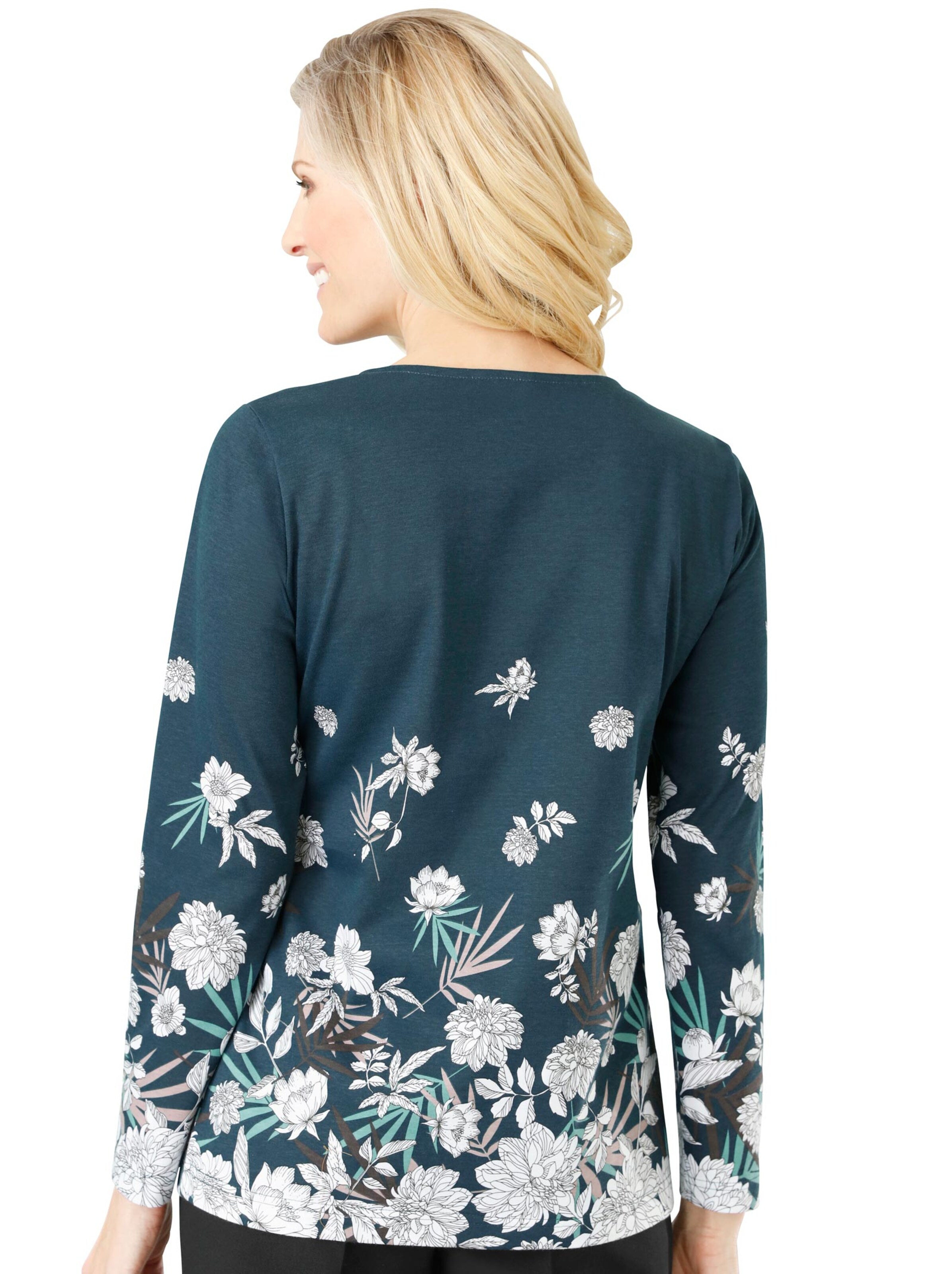 Shirt - petrol-bedruckt