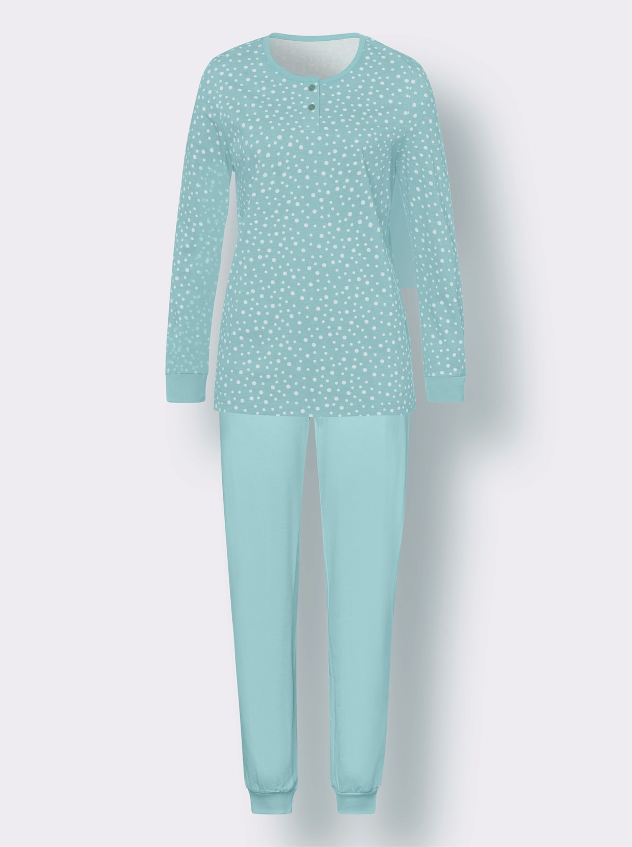 Pyjamas - mint-ecru