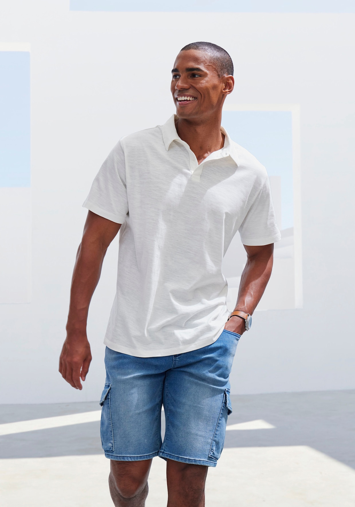 Poloshirt - offwhite