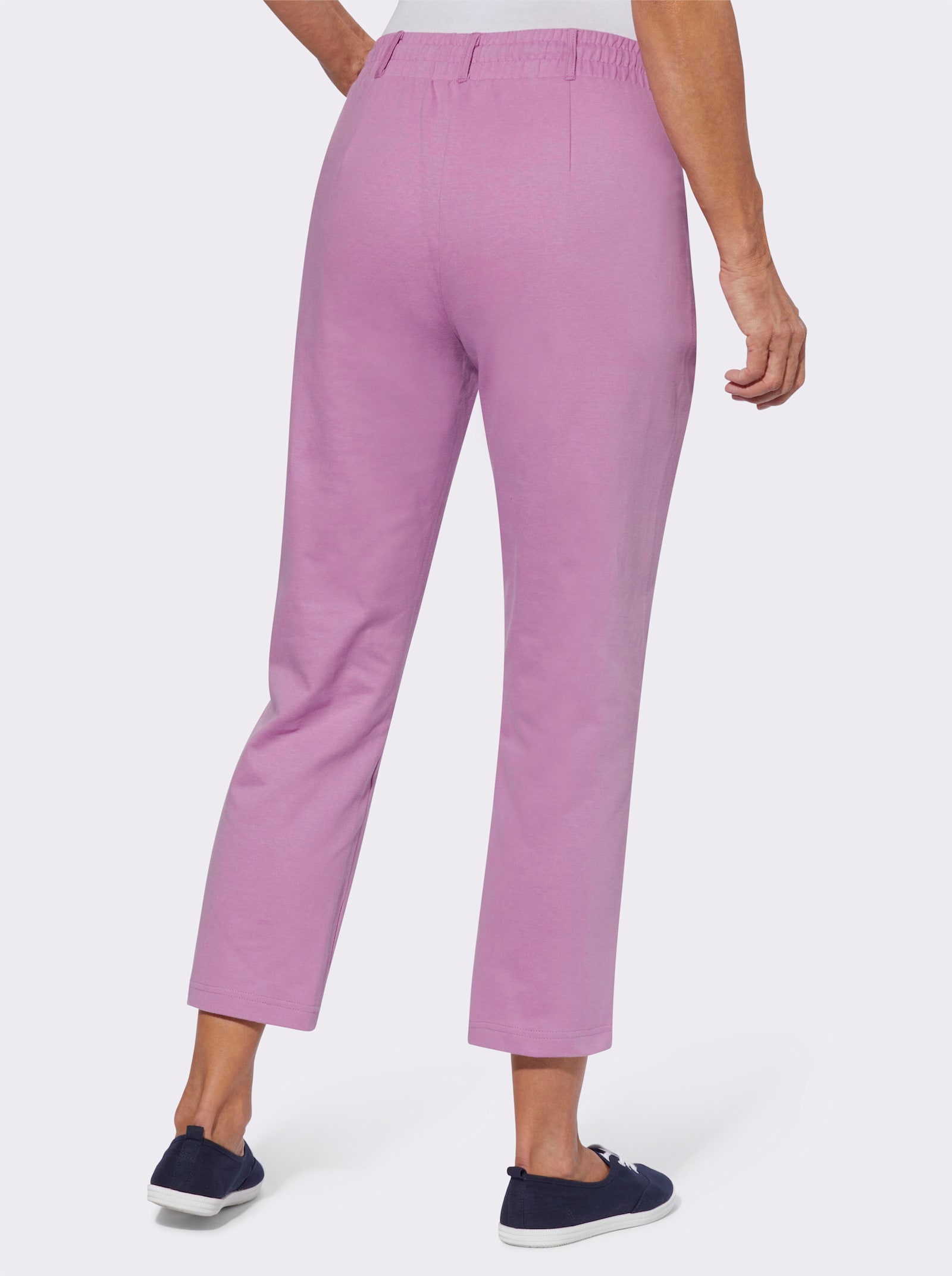 Jerseyhose aus Sweatware - orchidee