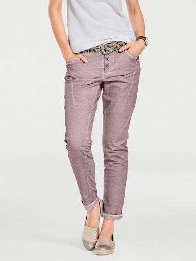 heine Jerseyhose in Karottenform - rosé