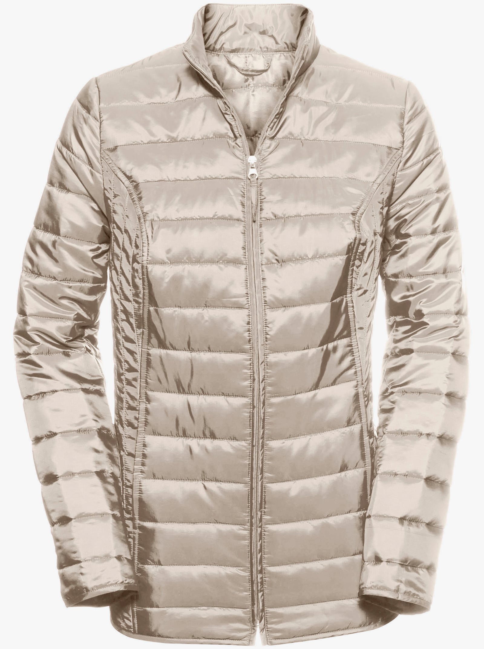 Licht gewatteerde jas - wolwit