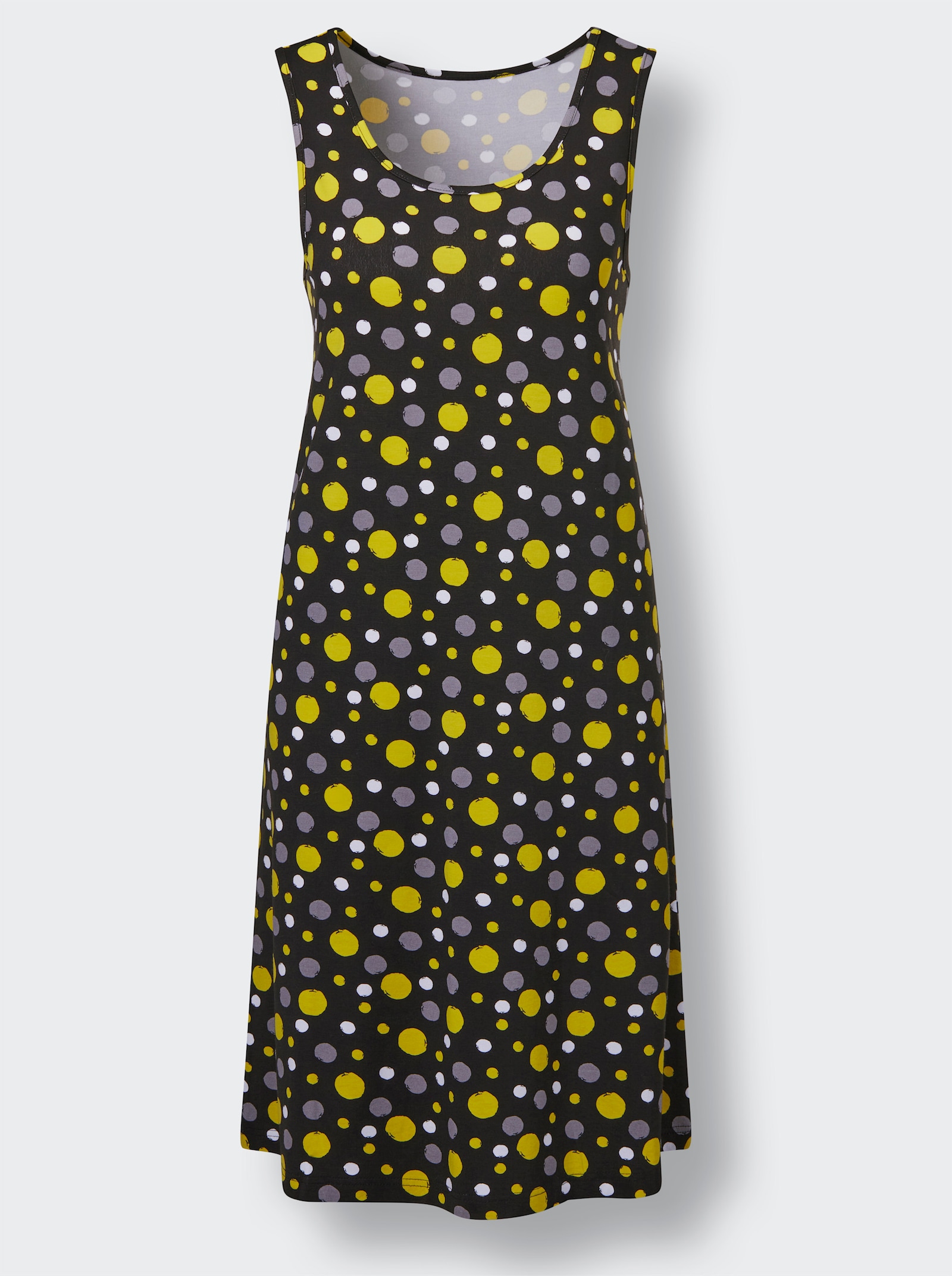 feel good Letní šaty s puntíkovým potiskem - černá-puntík