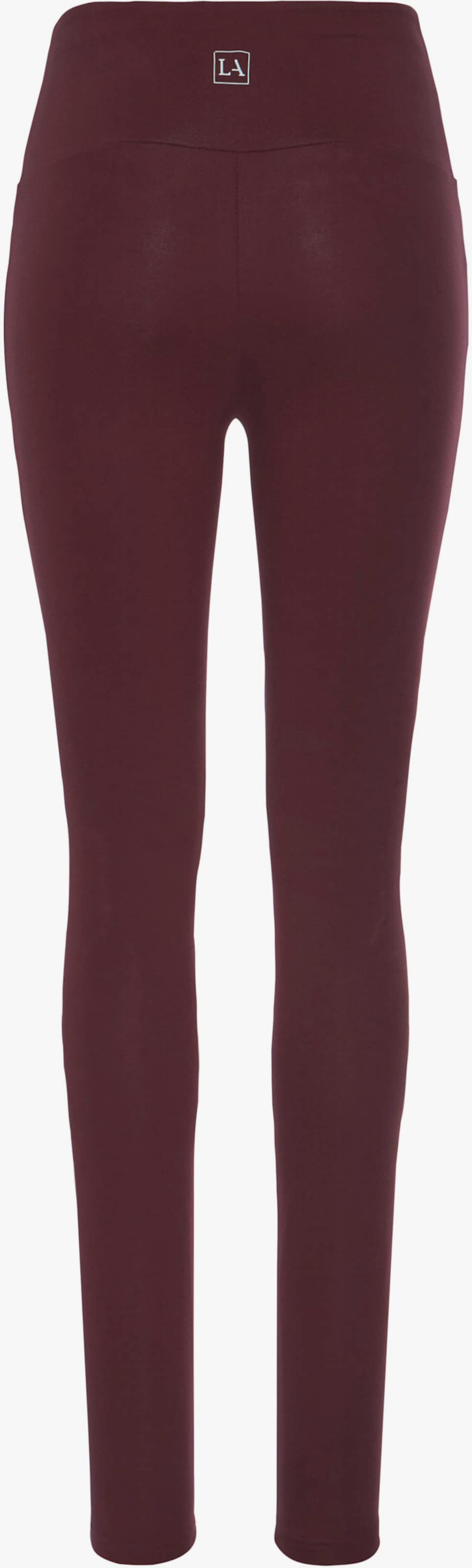 LASCANA Legging - wijnrood