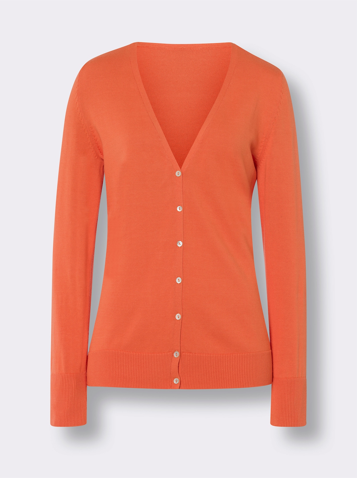 heine Feinstrickjacke - orange