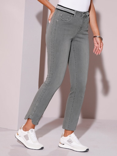 7/8-Jeans - light grey-denim