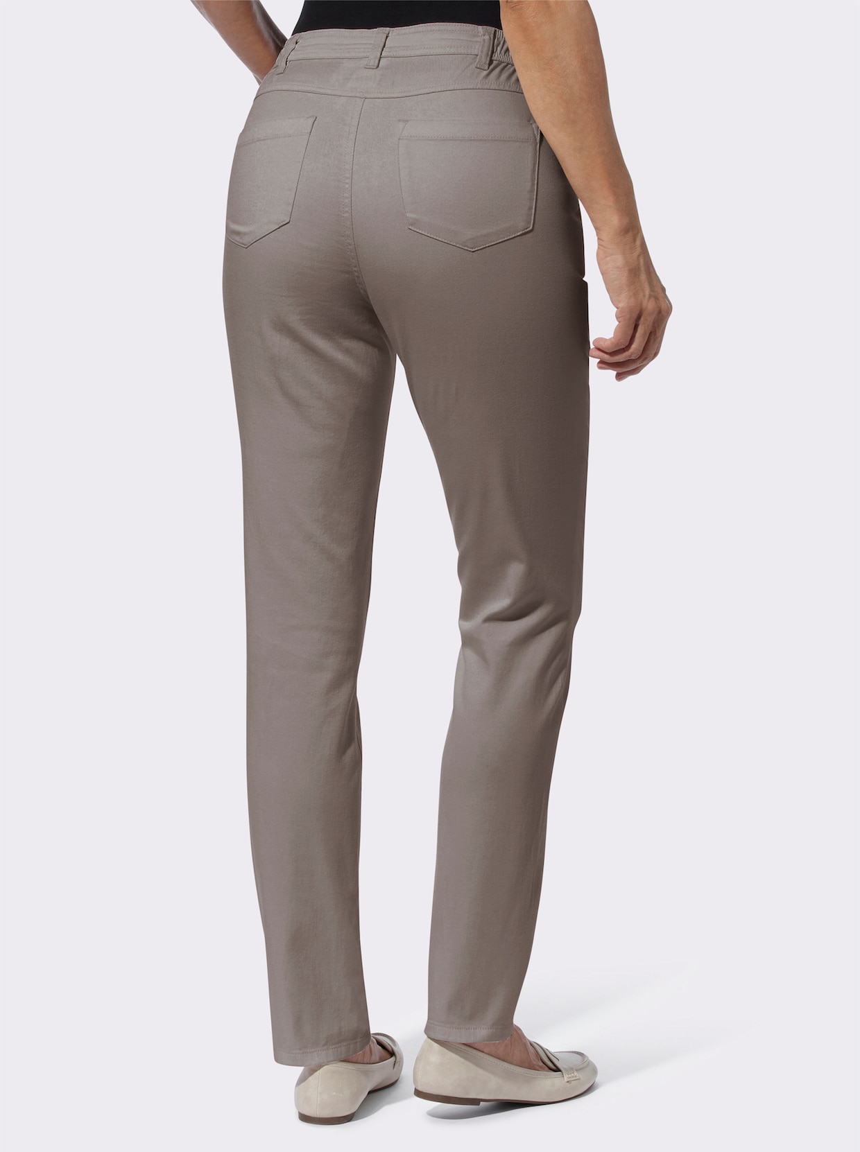 Stretchbroek - taupe