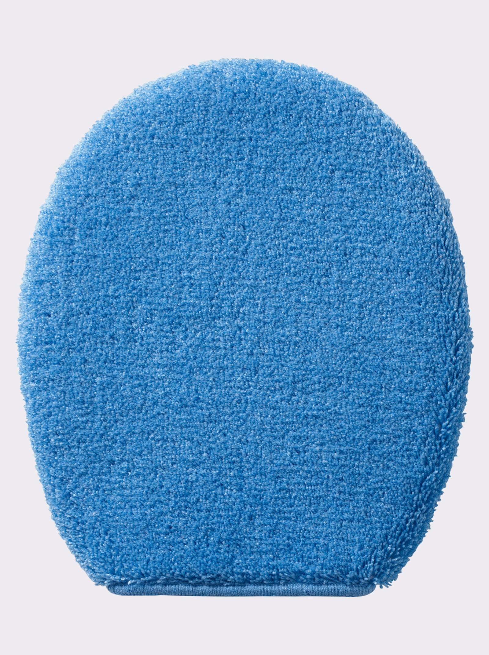 Grund Badematte - himmelblau-weiß-gemustert