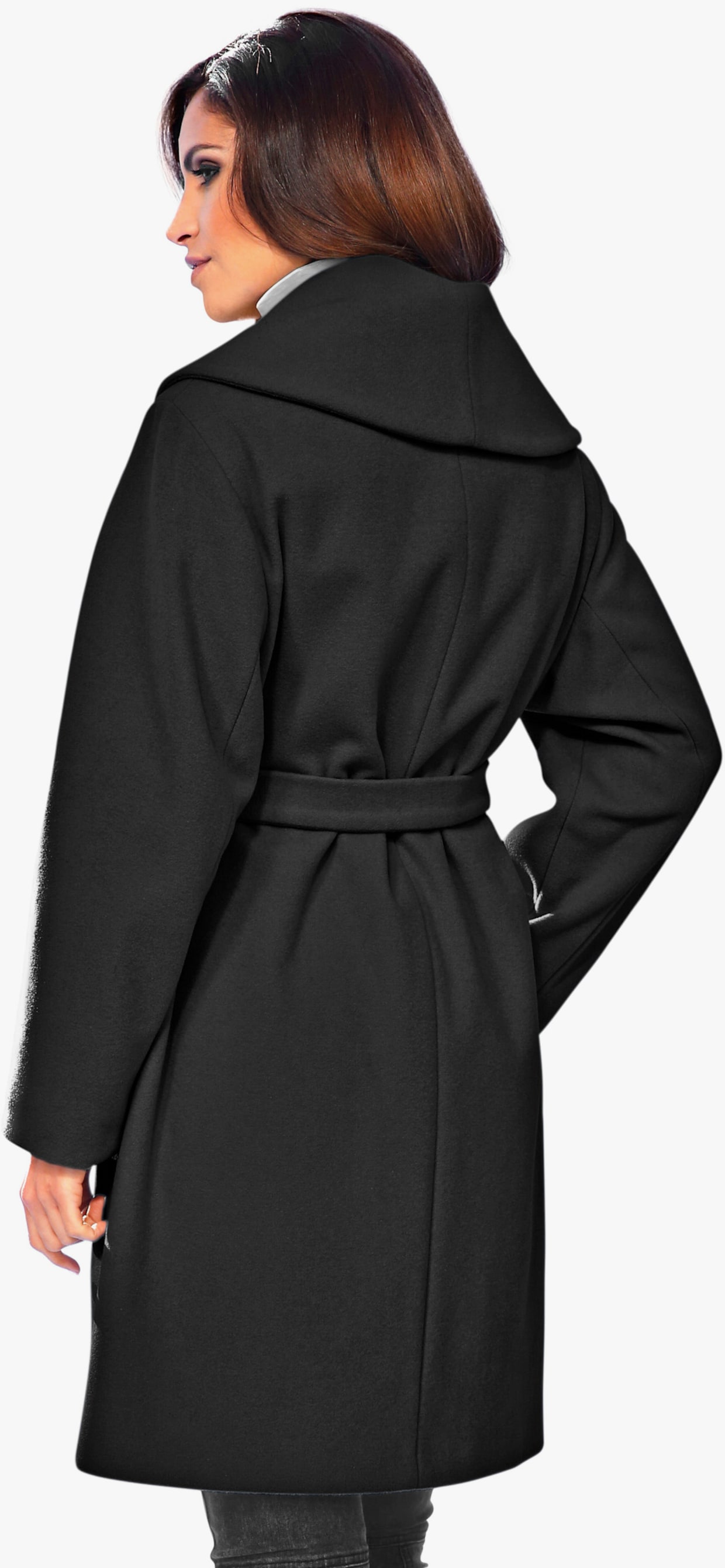 heine Veste en laine - noir