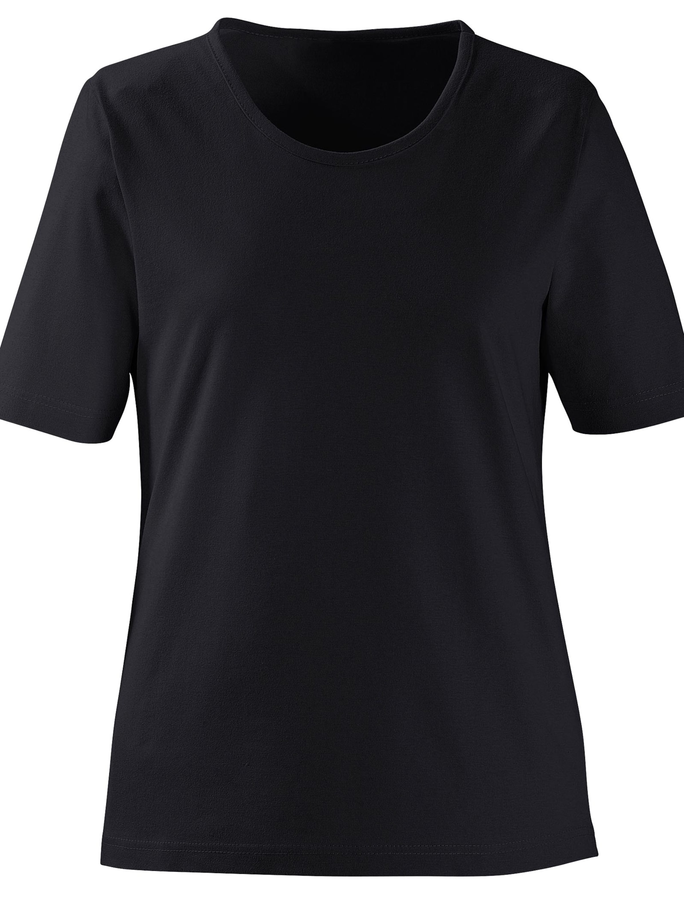 Rundhalsshirt in günstig Kaufen-Rundhalsshirt in schwarz von heine. Rundhalsshirt in schwarz von heine <![CDATA[Shirt mit Rundhals-Ausschnitt – ein echtes Basic für Ihre Garderobe!]]>. 