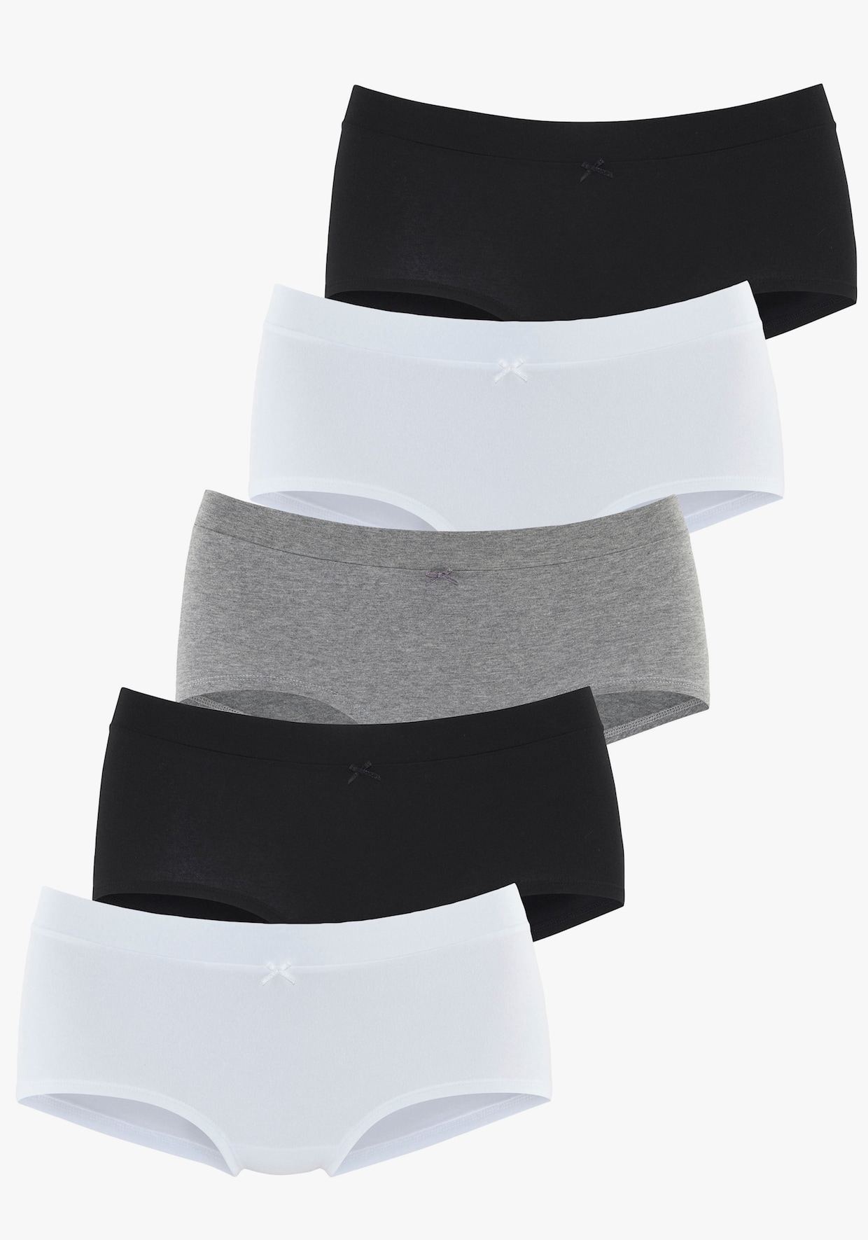 Vivance Panty - offwhite, antraciet gemêleerd, zwart