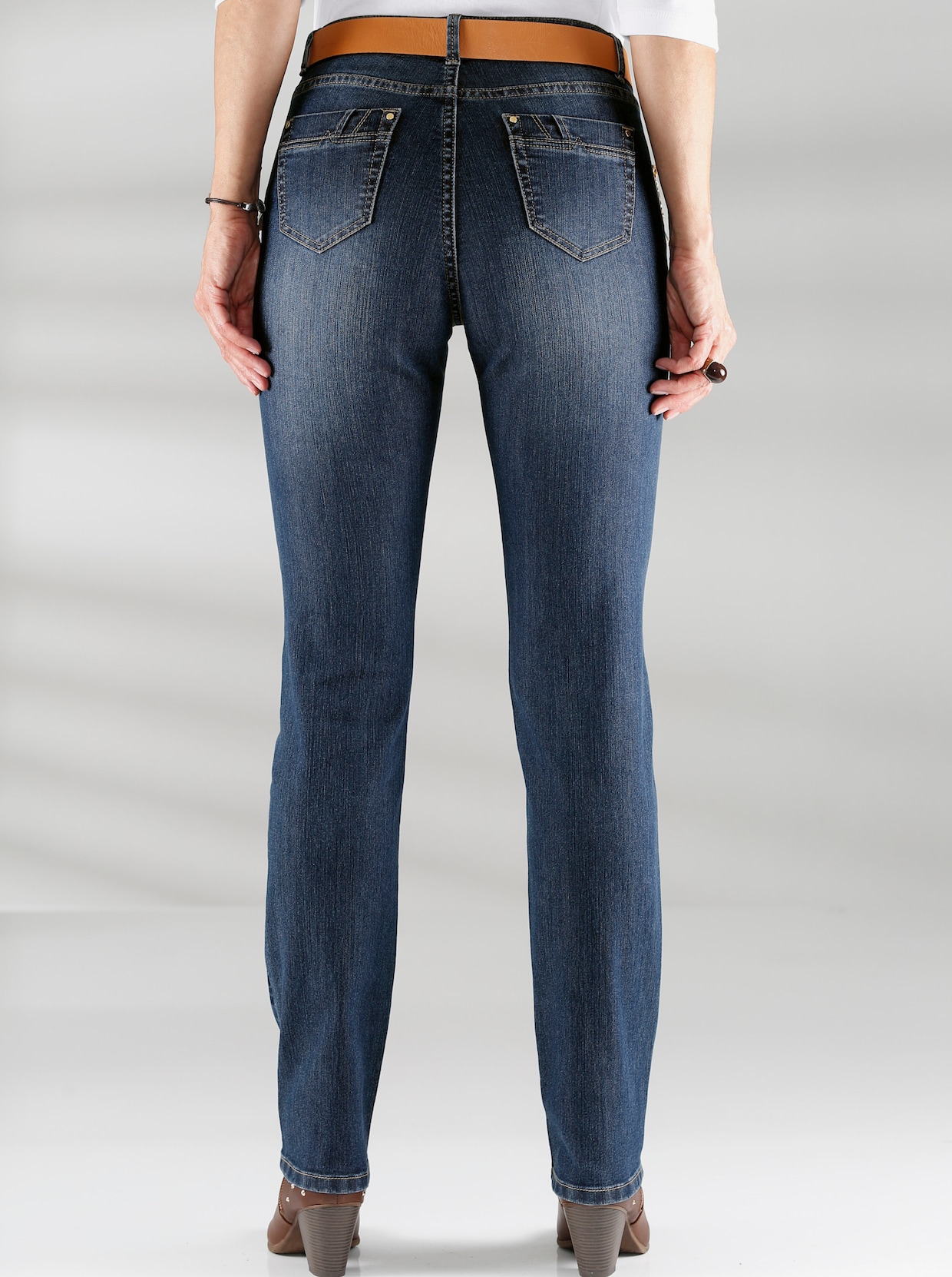 5-Pocket-Jeans - blue-stone-washed