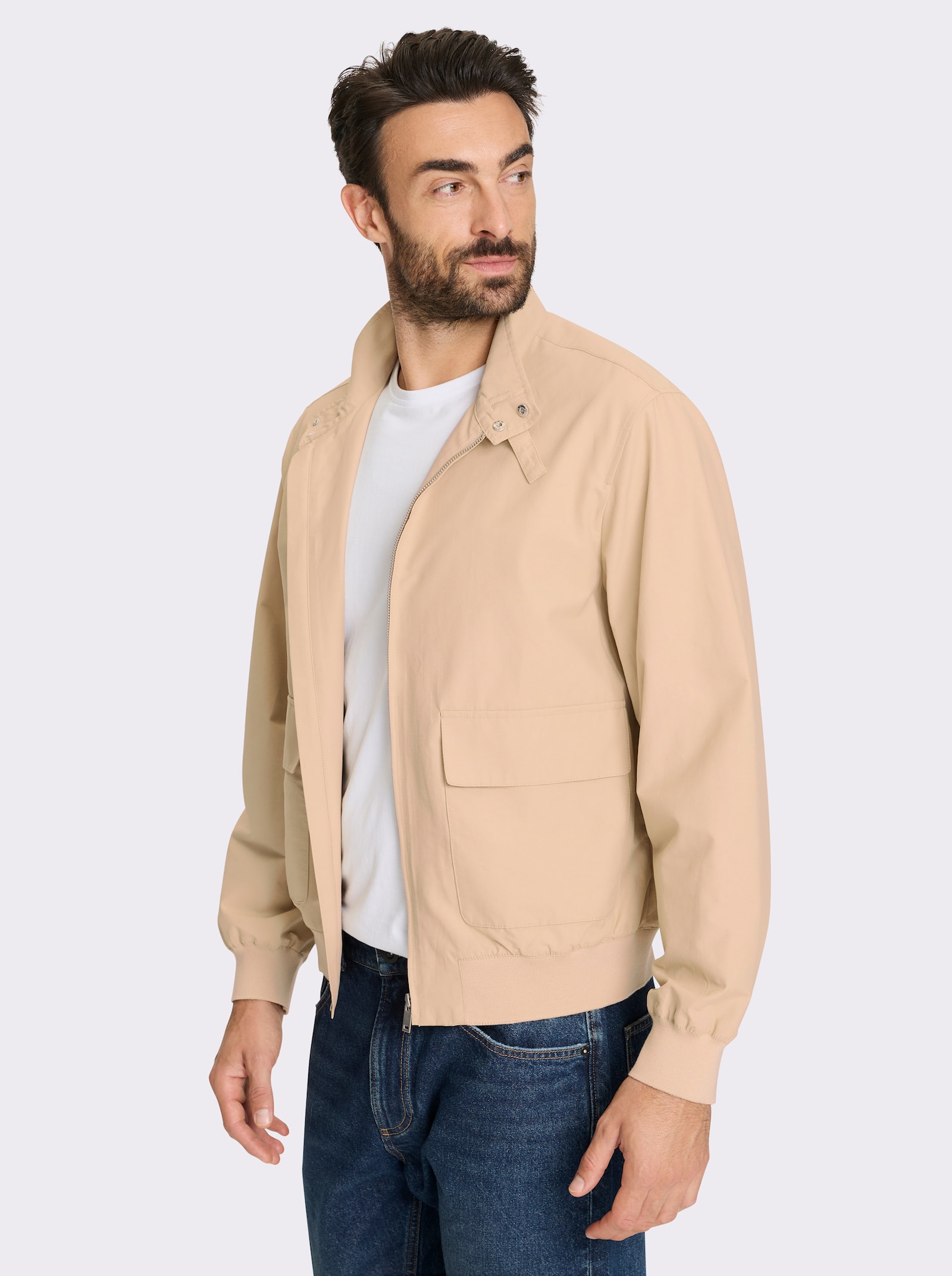 Marco Donati Blouson mit Stehkragen - beige