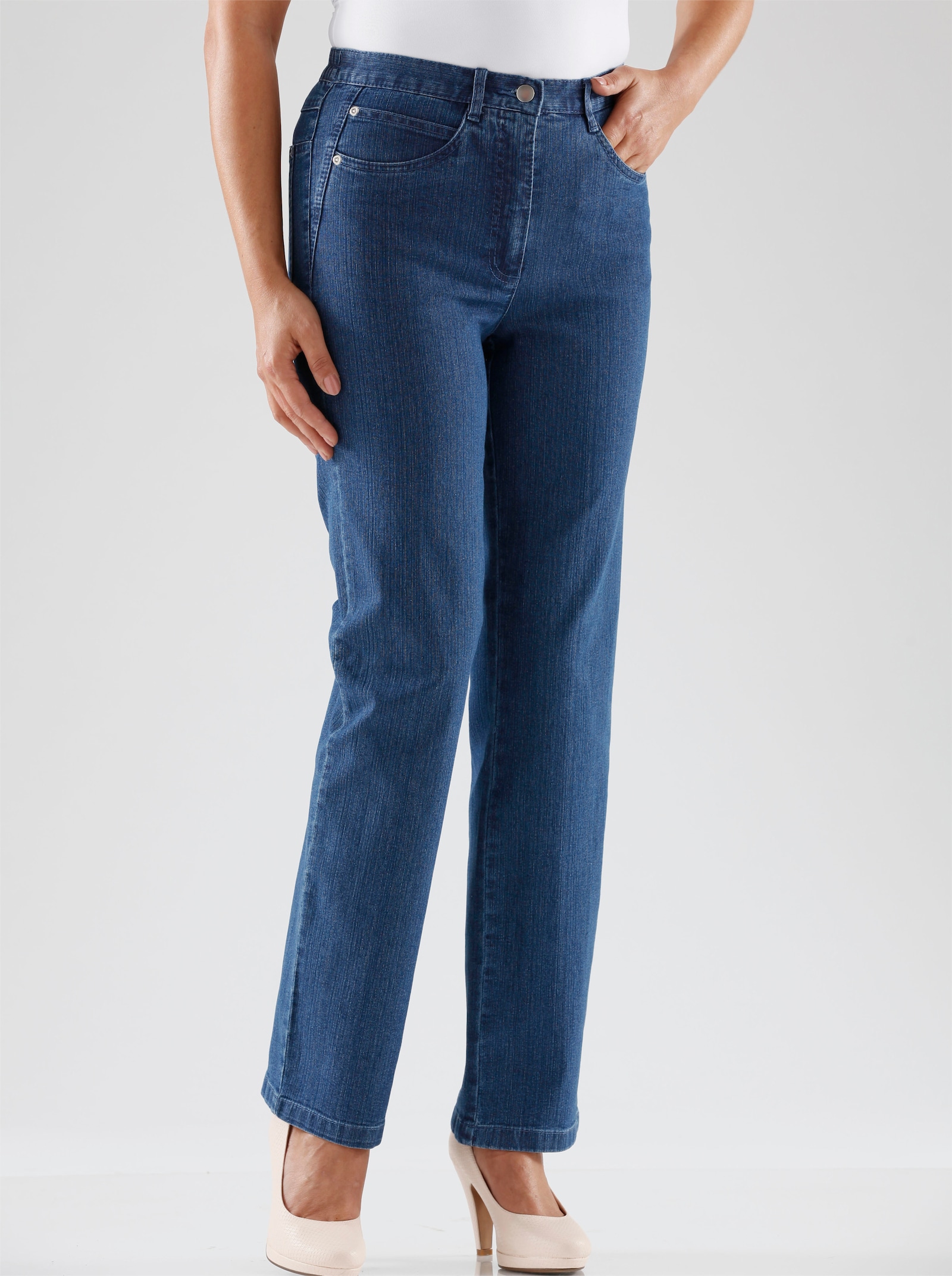 Jeans aus formstabiler Stretch-Qualität - blue-stone-washed