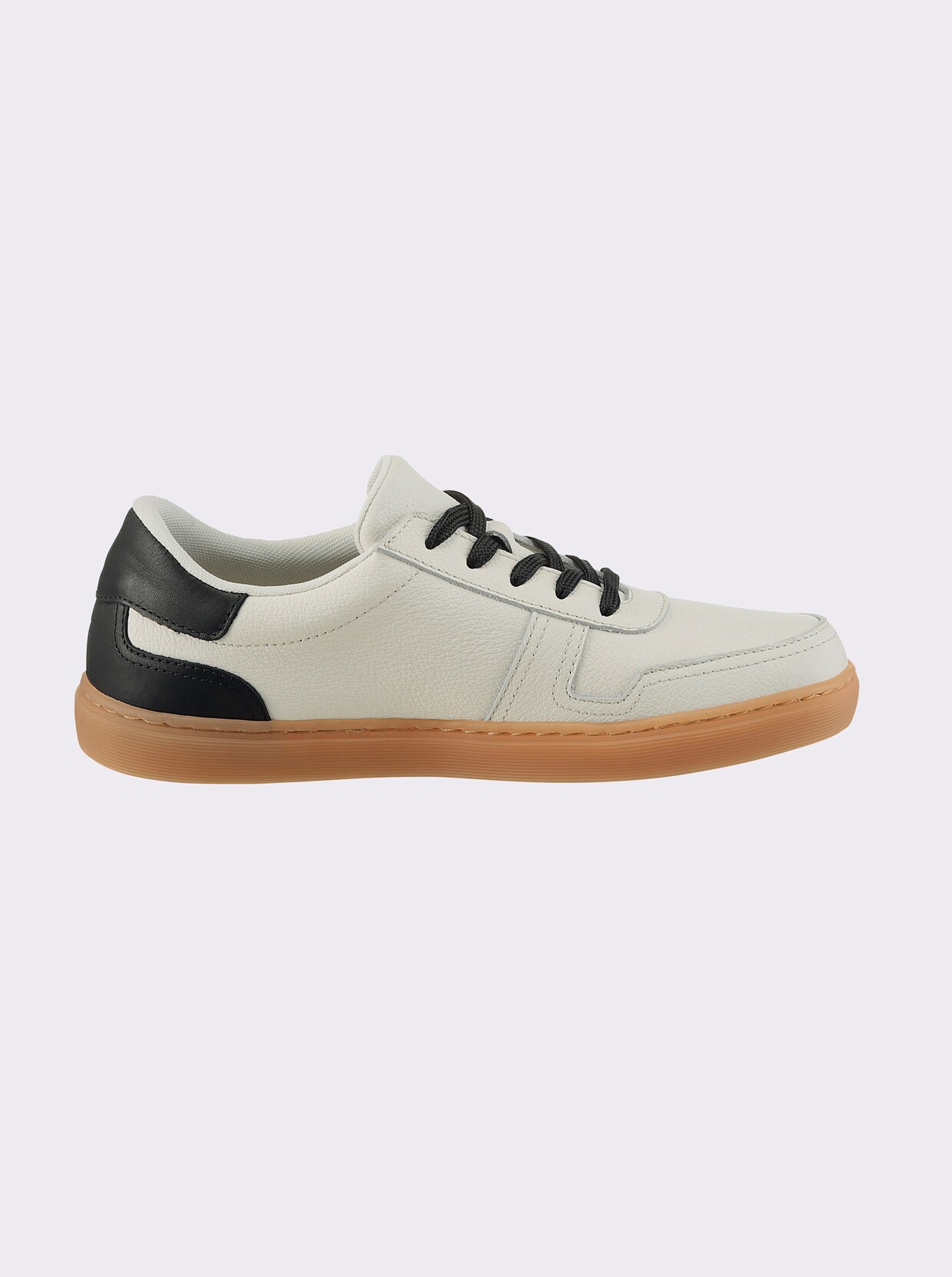 heine Sneaker - crème/zwart