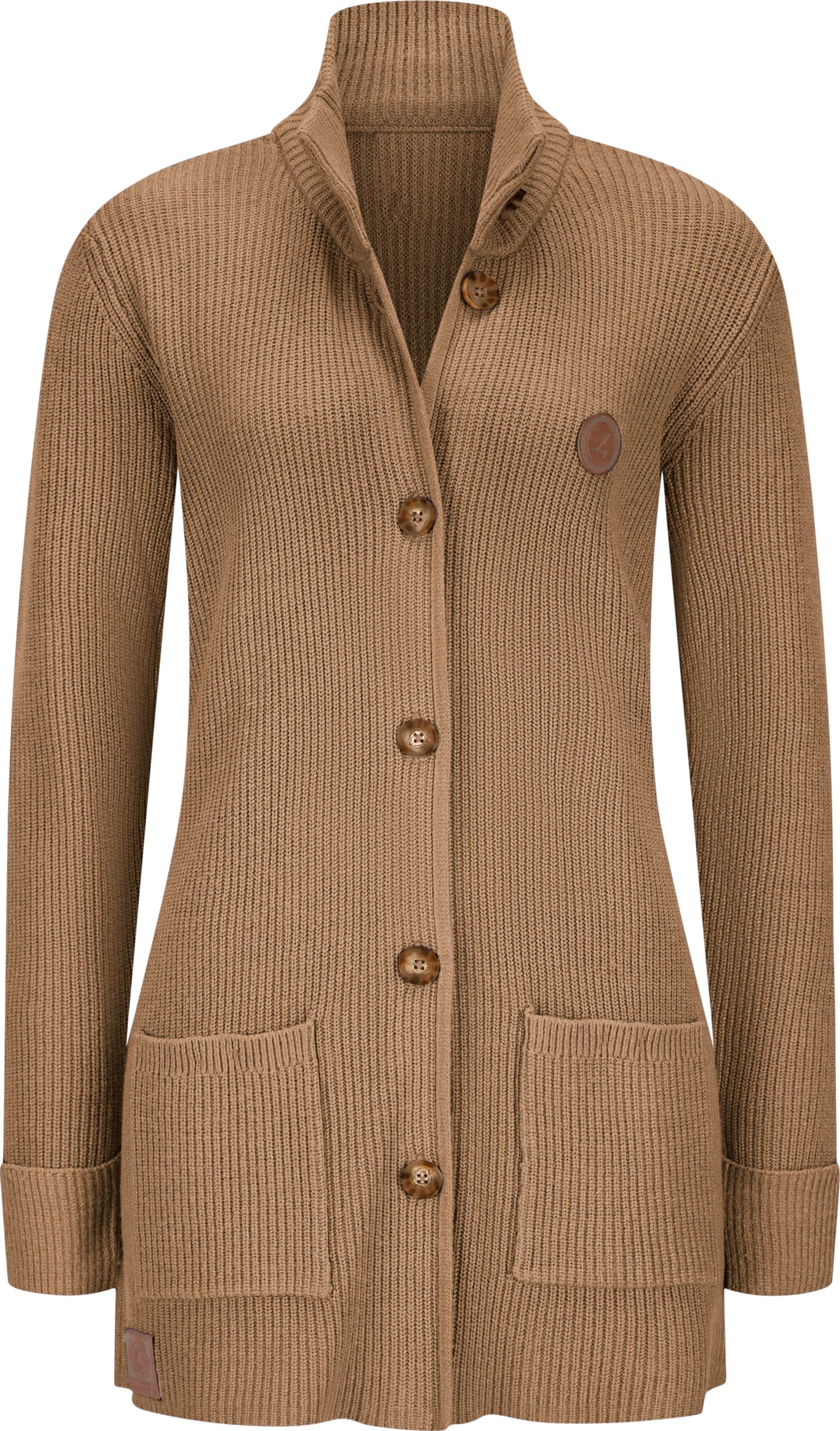 Longstrickjacke