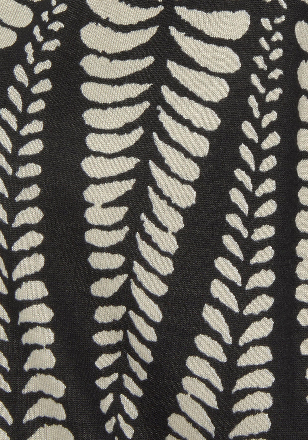LASCANA Jerseykleid - schwarz-sand bedruckt