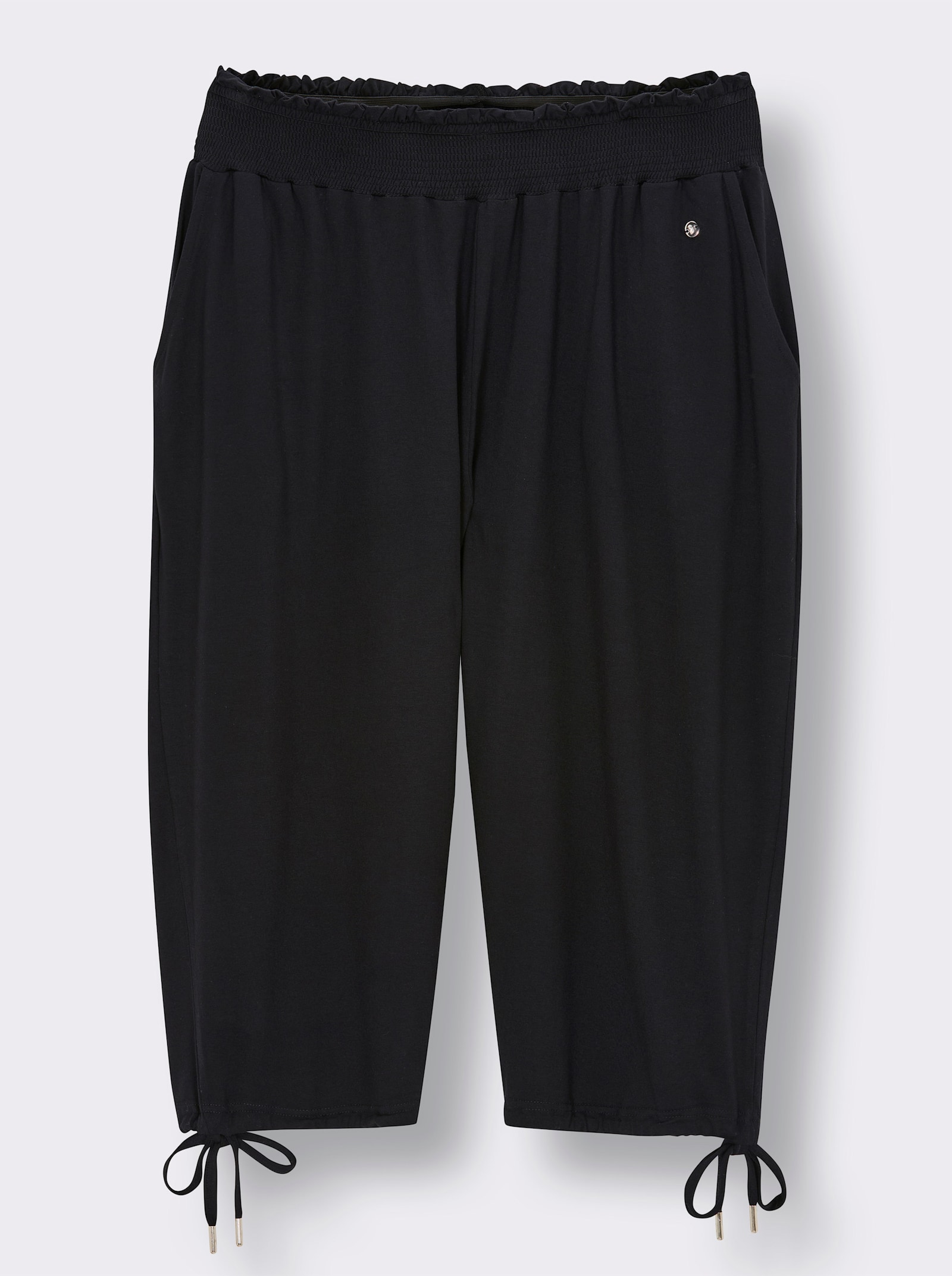 sheego Capri-Hose - schwarz