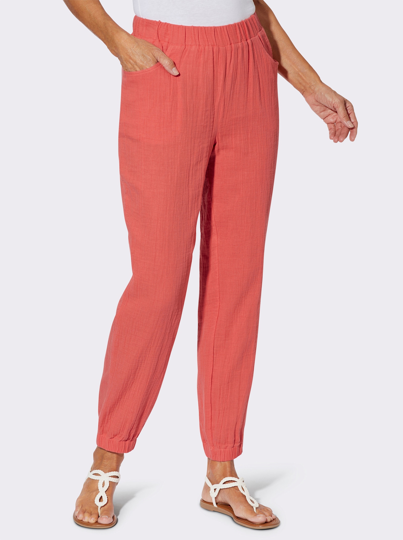 Schlupfhose - grapefruit