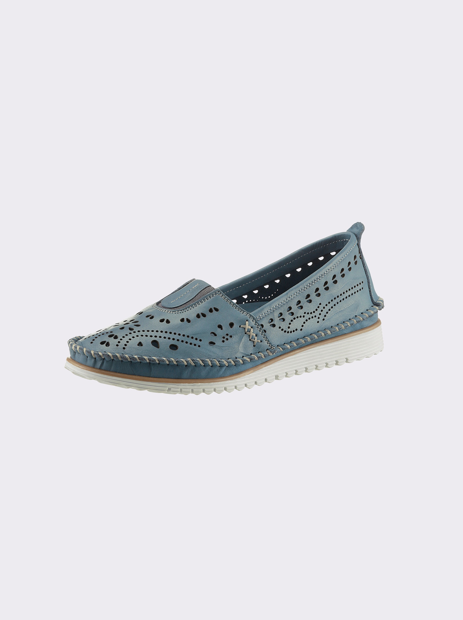 Andrea Conti Slipper - jeansblau