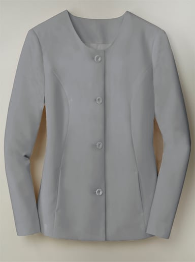 Kurzblazer in pflegeleichter Qualität - grau