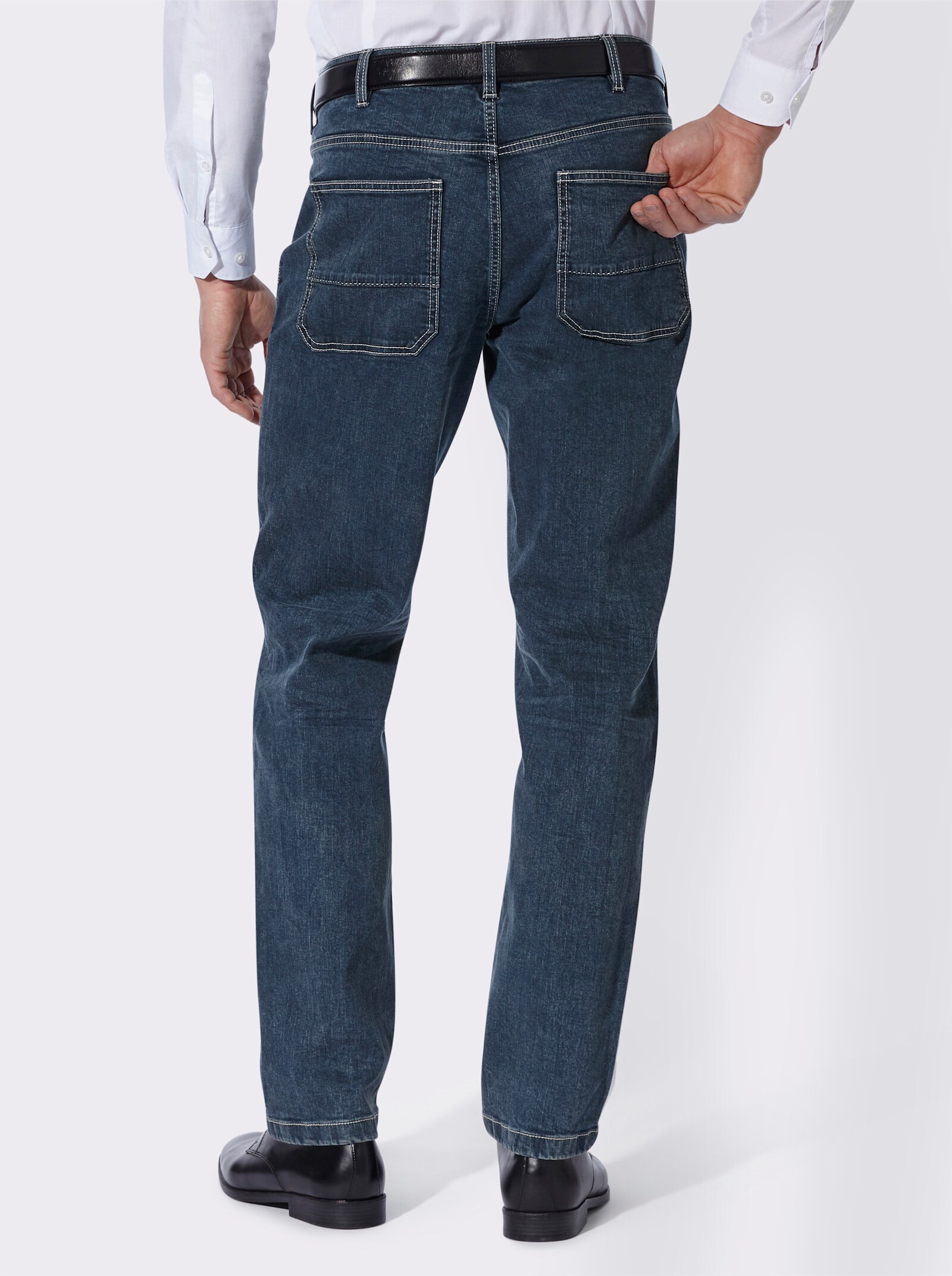 5-Pocket-Jeans mit spezieller Waschung - dark blue