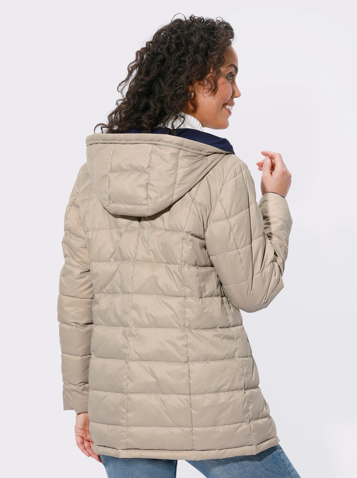 Wendejacke - marine-sesam