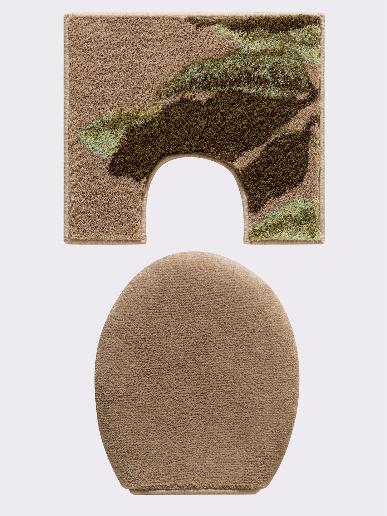 Grund Badematte - beige-grün