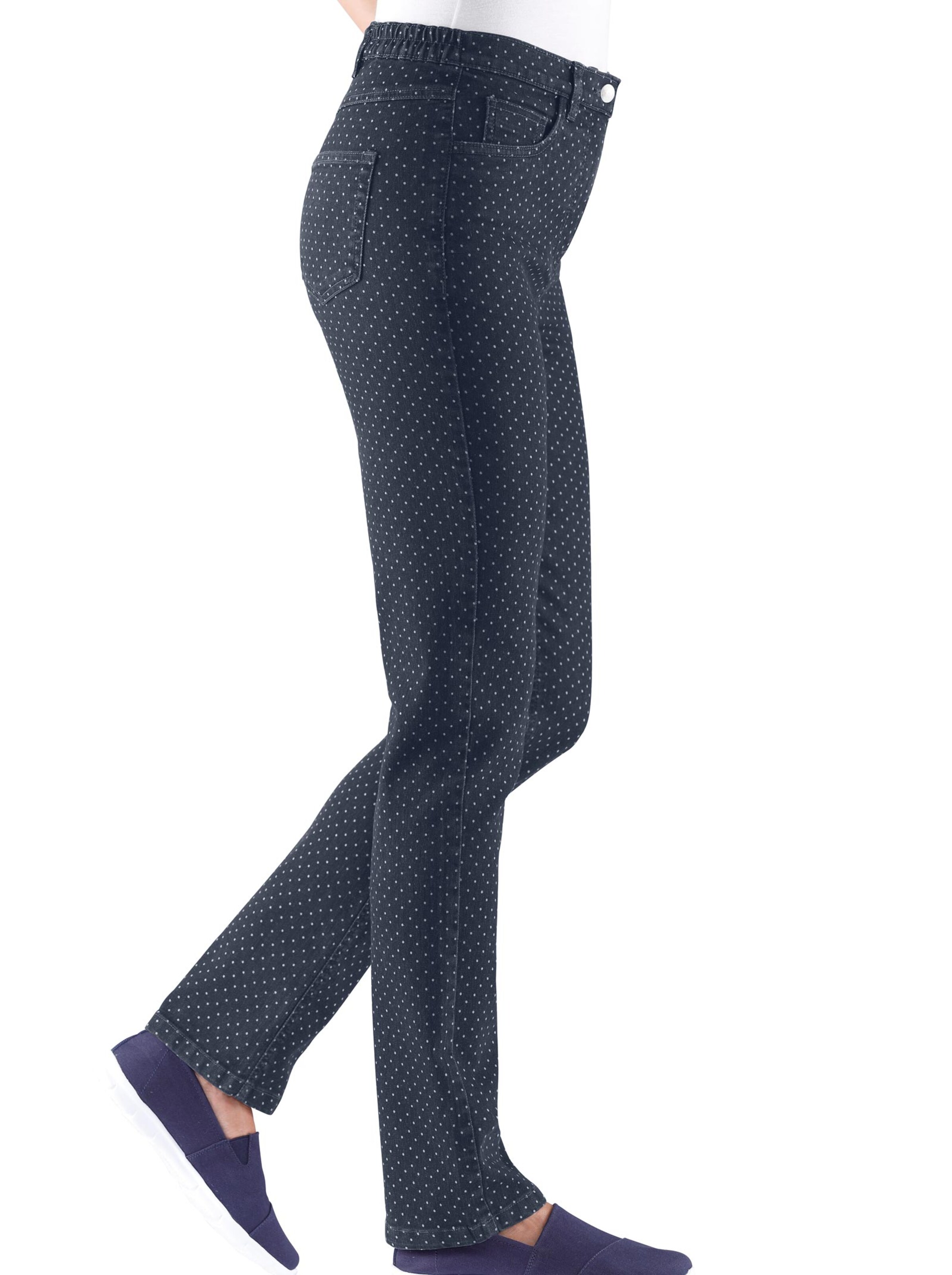 Jeans - blue-stone-getupft