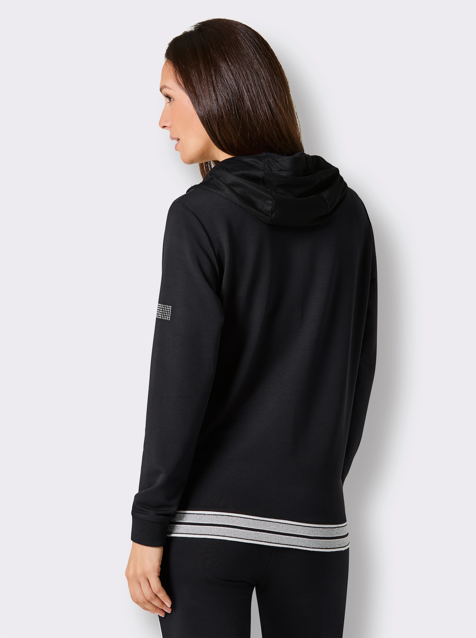 CREATION L PREMIUM Veste en modal et viscose - noir