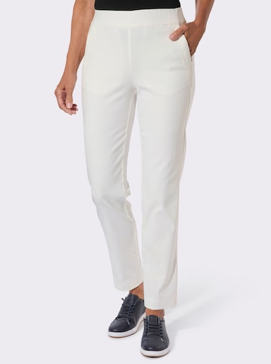 Bengalinhose mit Rundum-Dehnbund - ecru